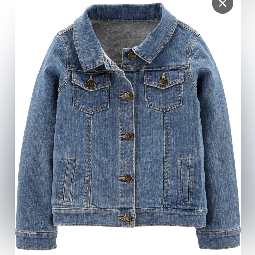 Carter's Button Up Denim Jacket Size 3t - Picture 1 of 4